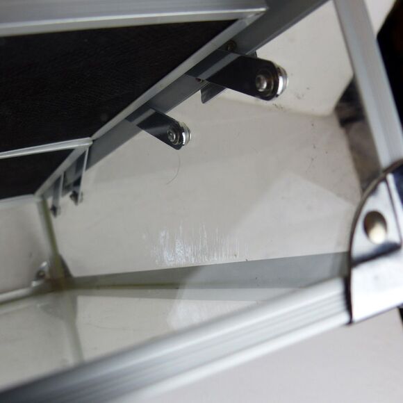 Clear Acrylic Expandable Organizer Case Makeup Craft Jewelry Storage Box w Keys - Picture 13 of 13